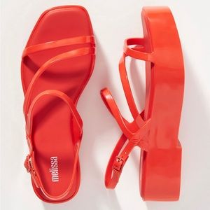 Melissa size 7 sandals.